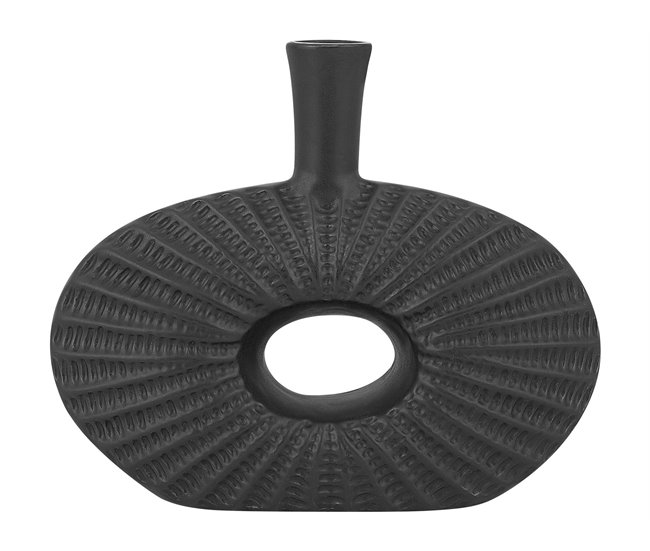 Beliani Jarrón decorativo ARWAD Negro
