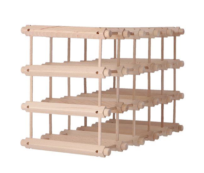 Botellero de haya Natural