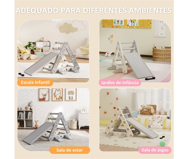 Escalador para Niños HDPE, PP AIYAPLAY Gris