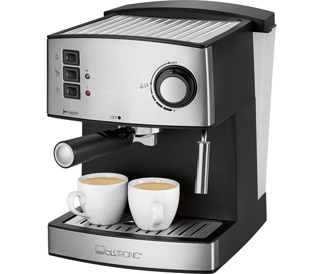 Cafetera Express Clatronic ES 3643 Plateado