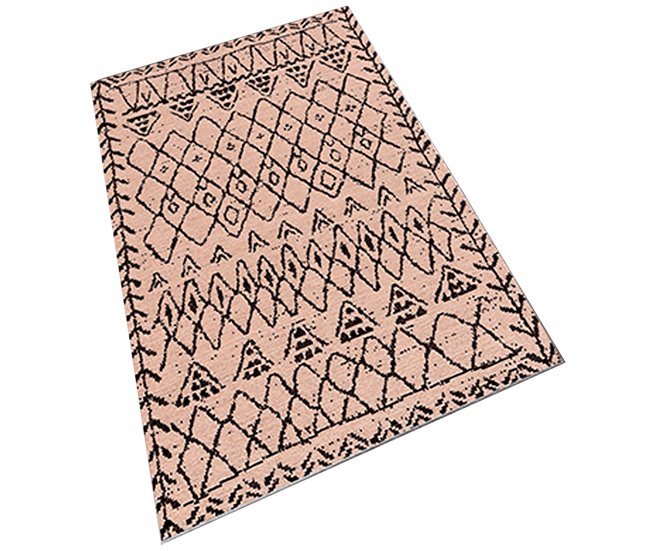 Alfombra De 140 X 220Cm 220x140 Antracita