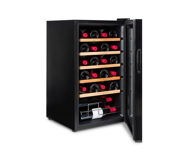 Vinoteca 24 botellas Vinobox 24 PRO Mono temperatura Compresor Negro