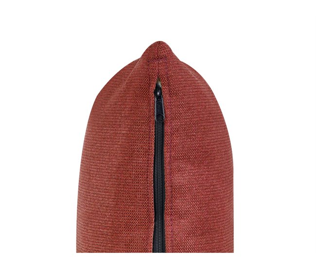 Beliani Sofá de 3 plazas Poliéster EIKE Rojo