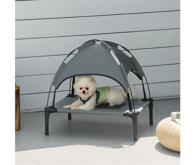 Cama elevada para mascotas PawHut D04-057CF 