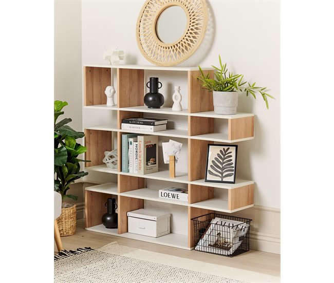 Beliani Librería AMARILO Marron