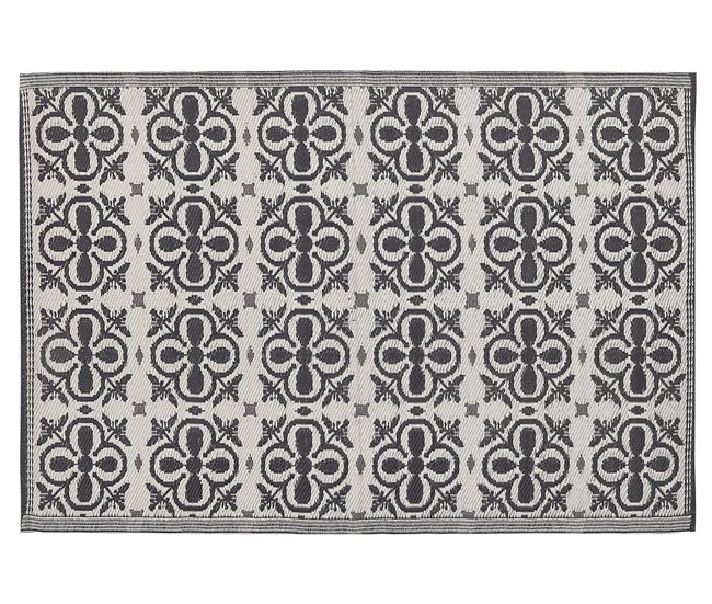 Beliani Alfombra de exterior NELLUR 120x180 Negro