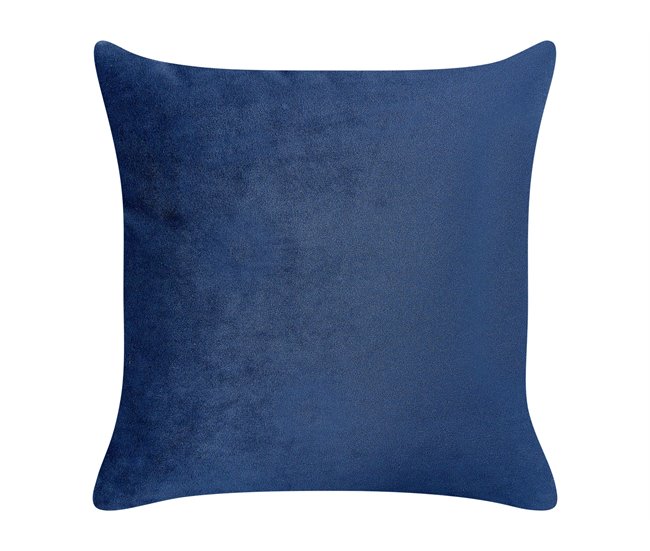 Beliani Chaise longue Terciopelo MERI Azul Marino