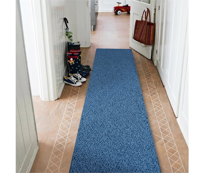 Alfombra de pasillo TRAFFIC AB 100x400 Azul