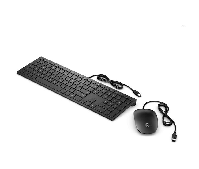 Teclado y Ratón 4CE97AA#ABE Negro