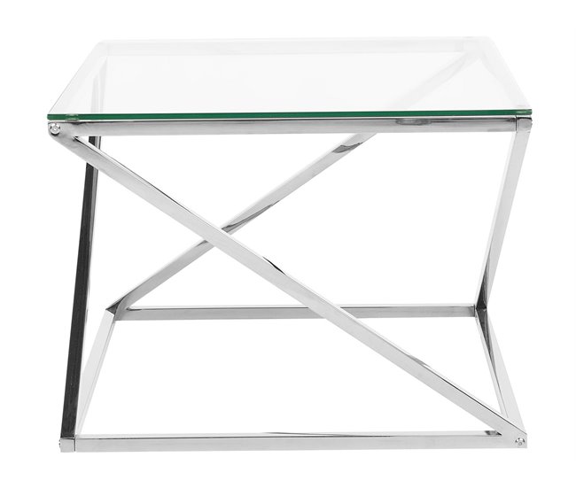 Beliani Mesa de centro BEVERLY 60x60 Gris