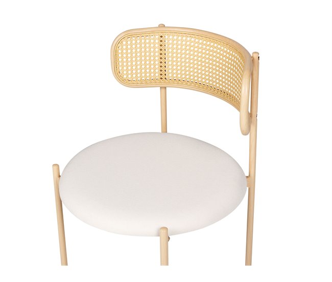 Beliani Silla de comedor ANDOVER Beige