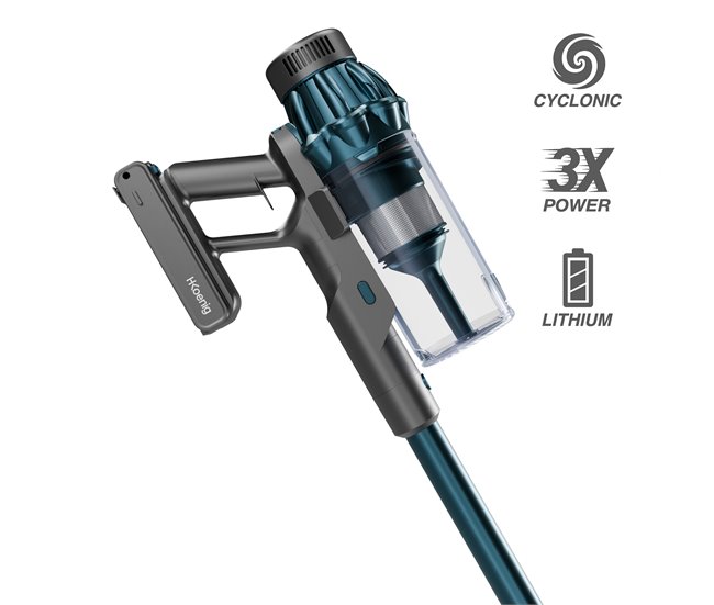 Aspirador 2 en 1 inalámbrico UPX32 Hkoenig Azul