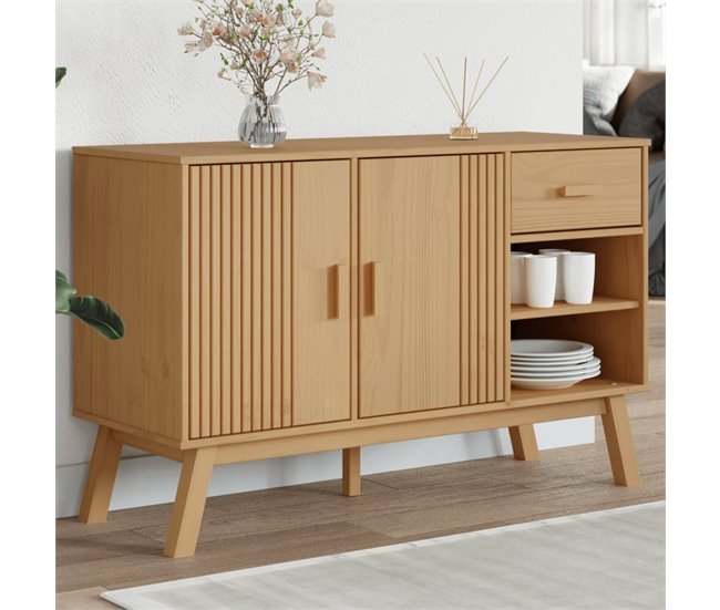 Aparador 114 Gris/natural