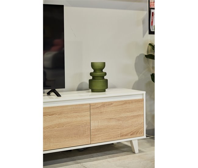 Mueble de salón LINE Blanco/ Madera