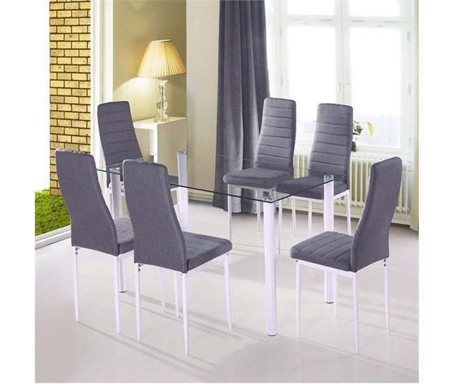 Mesa de comedor Yuri 140x140 Blanco