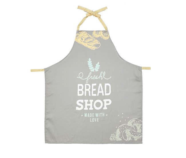 SET DELANTAL MANOPLA Y AGARRADOR NAF NAF BREAD Gris