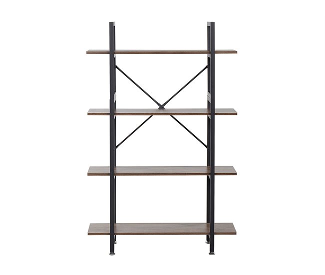 Beliani Estante para libros DARBY Marron