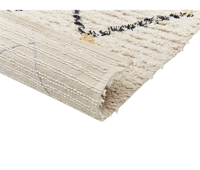 Beliani Alfombra de pelo corto TEZPUR 80x150 Beige