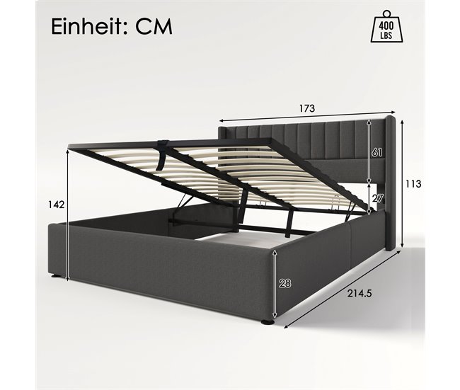 Canapés abatibles Gris