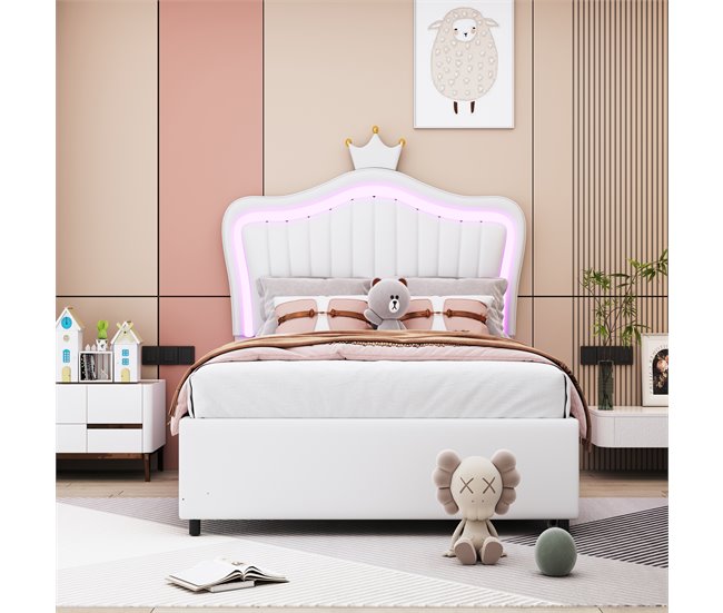 Camas infantiles 100x203 Blanco