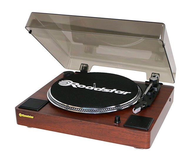 Tocadiscos Roadstar TT-260SPK Madera