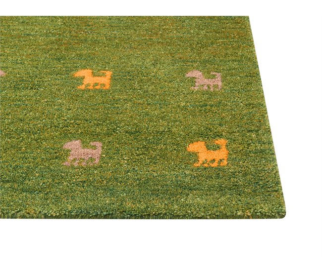 Beliani De pelo corto YULAFI 160x230 Verde