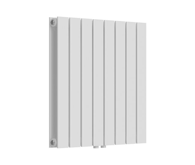 Radiador de panel Nore de Diseño doble capa plano acero Blanco