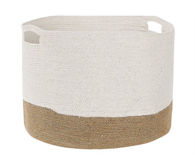 Beliani Estante de baño pequeño KAHAN Beige