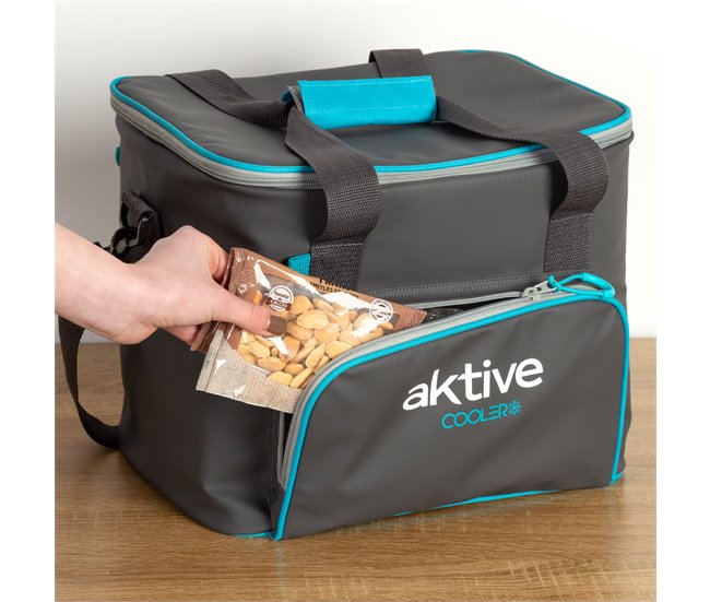 Aktive Bolsa térmica 20 litros de alto rendimiento Gris Azul