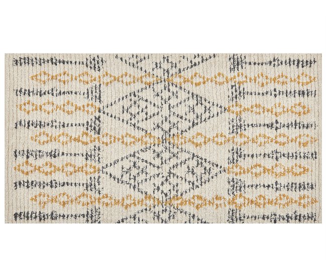 Beliani Alfombra de pelo corto KADAPA 80x150 Beige