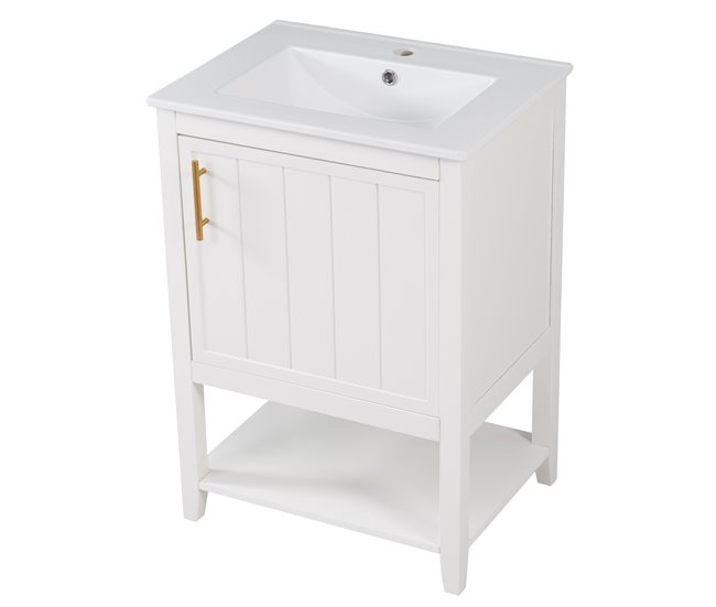 Armarios para baño 61 Blanco