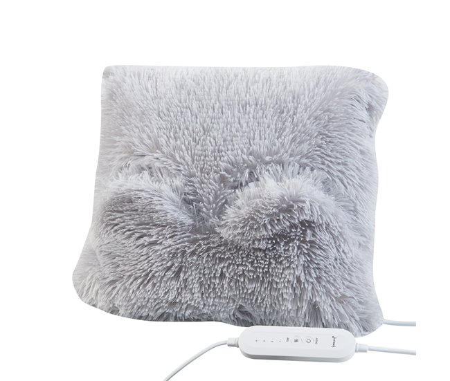 Almohadilla eléctrica Capurso lavable 100W Felpa Gris