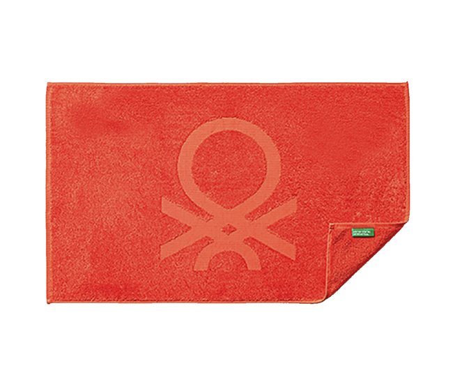 Alfombra de Baño 100% Algodón 80x50 Rojo