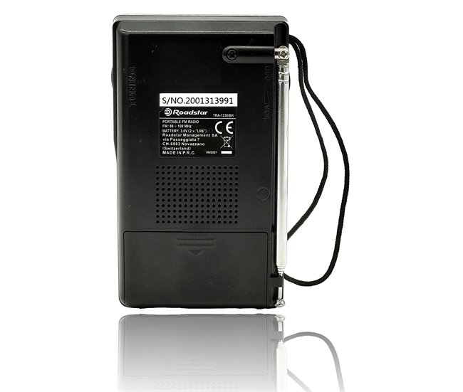 Radio CD Roadstar TRA-1230BK Negro