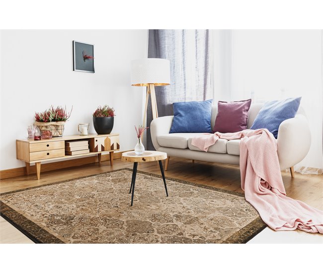 Alfombra de lana SUPERIOR KAIN 235x350 Beige