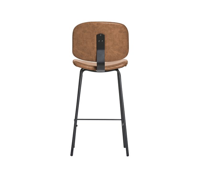 Pack de 2 taburetes altos DECO Marron