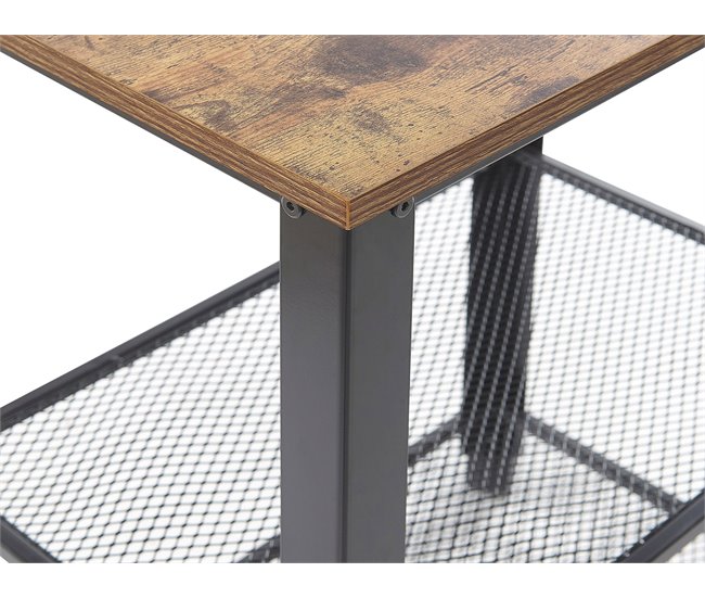 Beliani Carrito de cocina BOLZANO Negro