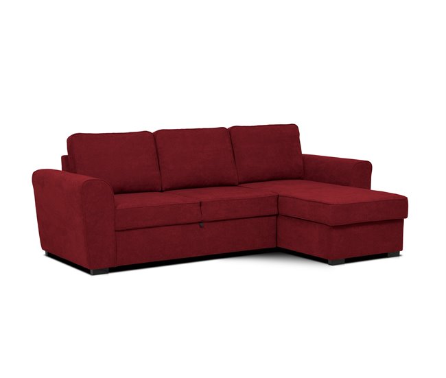 Chaise longue con cama ASTON Rojo
