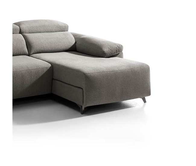 Chaise longue eléctrica BALIO derecha 3 plazas visón Vison