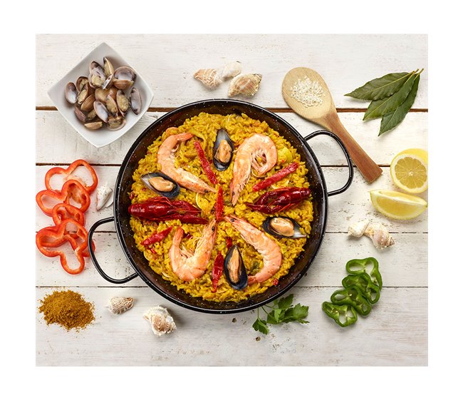 Paellera Briebe Levante Negro