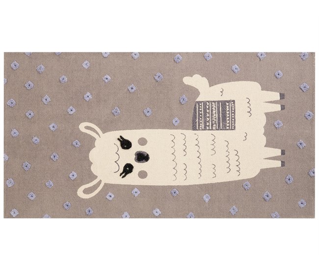 Beliani De pelo corto LUBUK Gris Oscuro