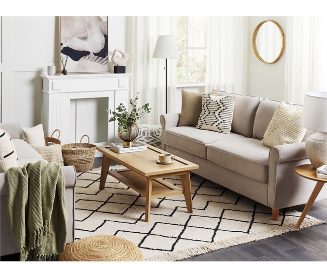 Beliani Mesa de centro SIMLA Marron