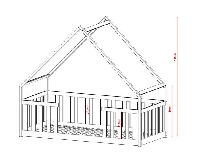 CAMA INFANTIL BEE 88x198 Beige
