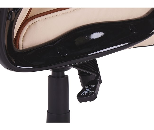Beliani Silla ejecutiva FELICITY Beige