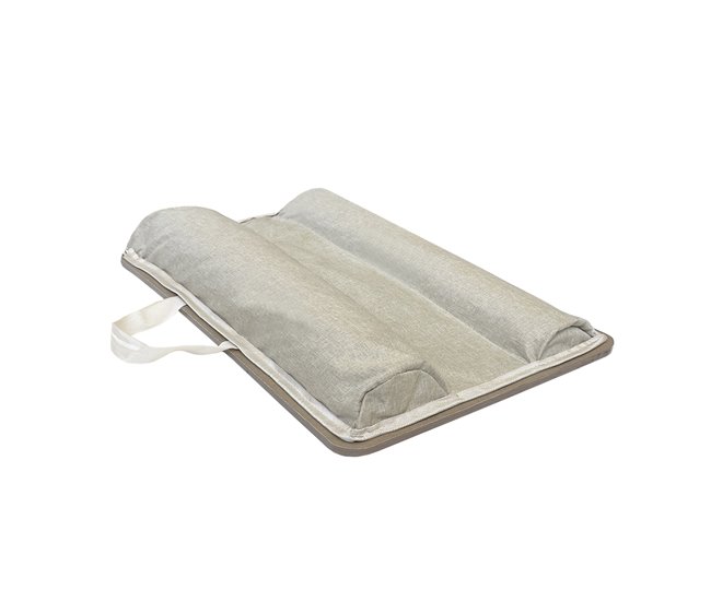 Acomoda Textil – Mesa de Cama para Portátil, Acolchado. 30x30 Madera