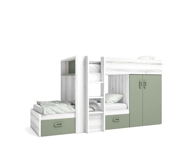 Litera tren MOOD Blanco