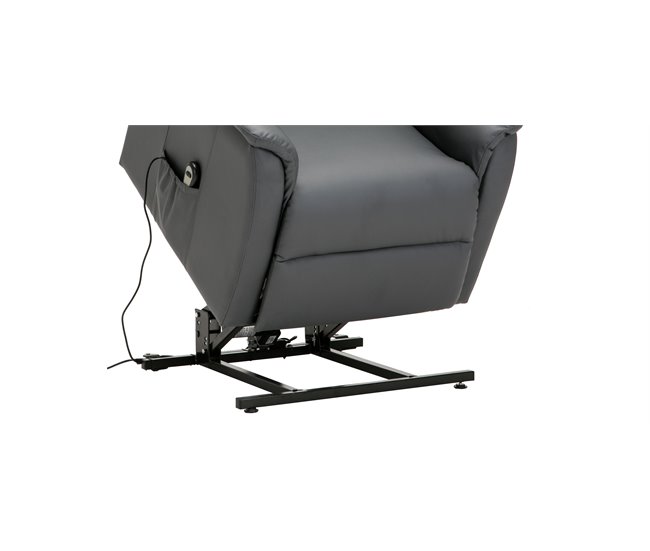 Sillón relax eléctrico piel sintética MAX Antracita