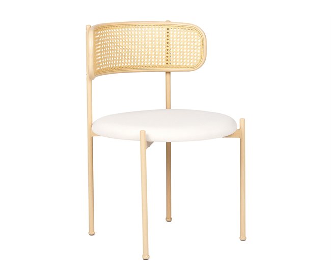 Beliani Silla de comedor ANDOVER Beige