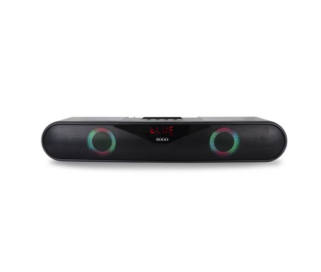 SOGO ALTAVOZ SOUND BAR PORT. BLUETOOTH NEGRO Negro
