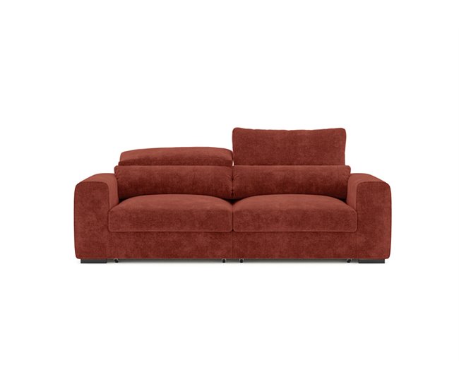 Sofá LANDON convertible en cama Marron